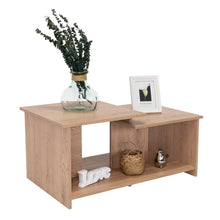 Mesa de Centro Wema, Macadamia, con Amplio Espacio Ideal Para Ubicar Decoraciones