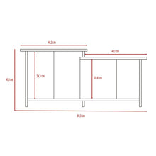 Mesa de Centro Wema, Macadamia, con Amplio Espacio Ideal Para Ubicar Decoraciones