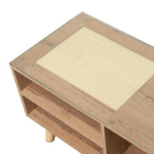 Mesa de centro Natura, Macadamia, con amplia superficie superior