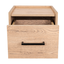 Mesa de Noche Flotante Boa, Macadamia, Con Espacio Para Colocar Objetos Decorativos ZF X2