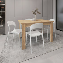 Combo Urbania, Incluye comedor y 4 Sillas Con espaldar Color Blanco