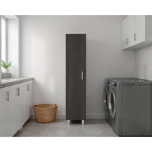Mueble de Aseo Vinto, Nogal , Con colgador De escobas ZF