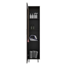 Mueble de Aseo Vinto, Nogal , Con colgador De escobas ZF