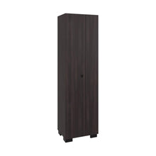 Mueble de Aseo Blake, Kronos Nogal, Incluye Colgador para Escobas y Variedad de Entrepaños ZF