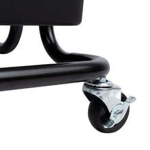 Mueble Auxiliar Multiusos Rolling, Negro, con Tres niveles y Rodachines Para Su Fácil Desplazamiento