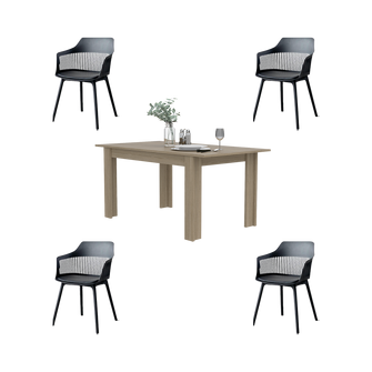 Combo Comedor Vibe , Incluye Comedor y 4 sillas