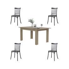 Combo Comedor Deri , Incluye Comedor y 4 sillas