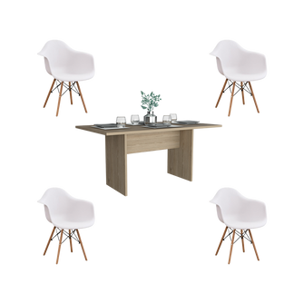 Combo Comedor Luxy , Incluye Comedor y 4 sillas