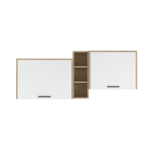 Gabinete Superior Galapa, Beige y Blanco, Incluye Locero y Cuenta con Espacio Para Campana