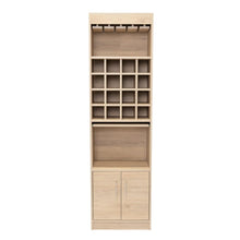 Bar Ascher, Beige, con Dos Puertas y Porta Copas  ZF