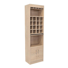 Bar Ascher, Beige, con Dos Puertas y Porta Copas  ZF