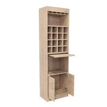 Bar Ascher, Beige, con Dos Puertas y Porta Copas  ZF