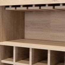 Bar Ascher, Beige, con Dos Puertas y Porta Copas  ZF