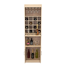 Bar Ascher, Beige, con Dos Puertas y Porta Copas  ZF