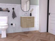 Mueble para Lavamanos Fiyi, Beige, con Amplio Espacio de Almacenamiento. No Incluye Lavamanos