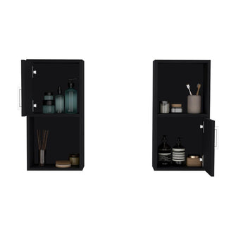 Gabinete de Baño Aqua 4, Wengue, con Puerta Abatible X2 ZF