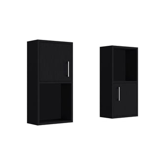 Gabinete de Baño Aqua 4, Wengue, con Puerta Abatible X2 ZF