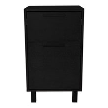 Mesa de Noche Secret, Wengue, con una Puerta y Cajón Secreto ZF
