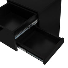 Mesa de Noche Secret, Wengue, con una Puerta y Cajón Secreto ZF