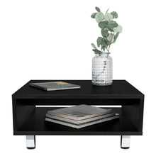 Mesa de Centro Pity, Wengue, con Patas En Acero Cromado ZF