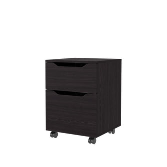 Mesa de Noche Ethan, Wengue, con espacio para colocar objetos decorativos ZF