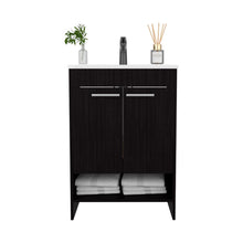 Mueble Para Lavamanos Lorenzo, Wengue, Incluye Lavamanos Praia 60 ZF