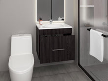 Mueble Para Lavamanos Hatta, Wengue, Incluye Lavamanos Praia 60 ZF