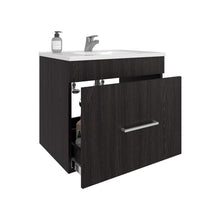 Mueble Para Lavamanos Hatta, Wengue, Incluye Lavamanos Praia 60 ZF