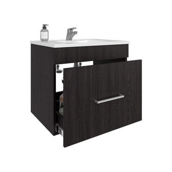 Mueble Para Lavamanos Hatta, Wengue, Incluye Lavamanos Praia 60 ZF