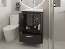 Mueble Para Lavamanos Madison, Wengue, Incluye Lavamanos Praia 60 ZF
