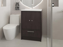 Mueble Para Lavamanos Madison, Wengue, Incluye Lavamanos Praia 60 ZF