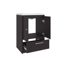 Mueble Para Lavamanos Madison, Wengue, Incluye Lavamanos Praia 60 ZF