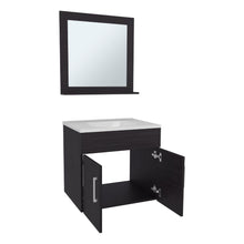 Mueble Para Lavamanos Blake, Wengue, Incluye Lavamanos Praia 60 y Espejo ZF