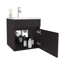 Mueble para Lavamanos Primax, Wengue, con Espacio Para Ubicar Objetos de Aseo ZF