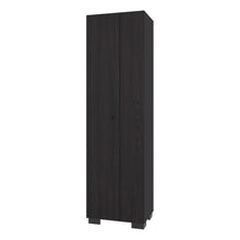 Mueble de Aseo Blake, Kronos Wengue, Incluye colgador para escobas y variedad de entrepaños ZF