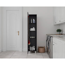 Mueble de Aseo Vinto,  Wengue, Con colgador de escobas ZF