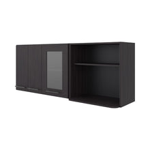 Gabinete Superior Kazán, Kronos Wengue, con Dos Puertas y Espacio Para Ubicar Microondas ZF