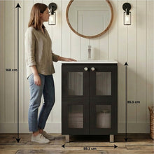 Mueble para Lavamanos Haysi, Wengue, dos puertas abatibles y entrepaño, incluye lavamanos ZF