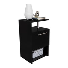 Mesa de Noche AltaJena, Wengue, con cajon para guardar objetos