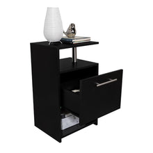Mesa de Noche AltaJena, Wengue, con cajon para guardar objetos