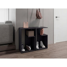 Mesa Auxiliar Evert, Kronos Wengue, con diseño moderno y espacio para ubicar objetos ZF