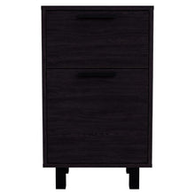 Mesa de Noche Secret, Kronos Wengue, con una Puerta y Cajón Secreto ZF