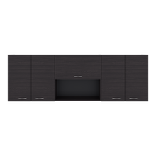 Gabinete Superior Oceana 180, Wengue, con Cinco Puertas Batientes ZF