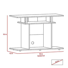 Mesa Para Tv Lisboa, Wengue, con Espacio Para Televisor de Hasta 40 Pulgadas X2