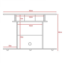 Mesa para TV Invy, Wengue y Negro