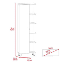 Mueble Esquinero Arán Wengue, con Variedad de Entrepaños     ZF