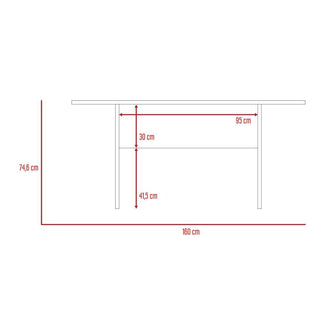 Comedor Ascher, Wengue, Para Cuatro Puestos