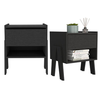 Combo Para Habitación Easy, Incluye Cama - Colchón - Closet - dos Mesas de Noche y Espejo