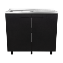 Gabinete Inferior Cantabria, Wengue, Ideal para Espacio Reducidos ZF