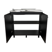 Gabinete Inferior Cantabria, Wengue, Ideal Para Espacio Reducidos ZF